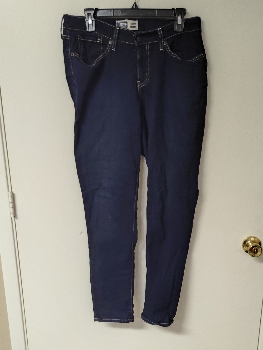 Signature by Levi Strauss Dark Blue Skinny Jeans